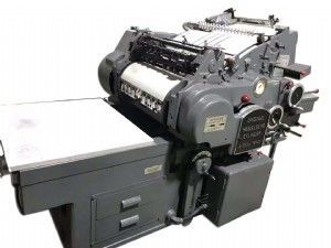 585型全自動(dòng)海德堡圓壓平模切機(jī)、沖不干膠機(jī)